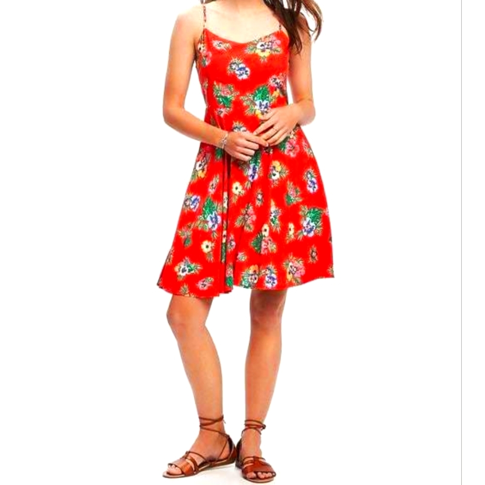 Old Navy Cami Fit and Flare Floral Sundress Size Small